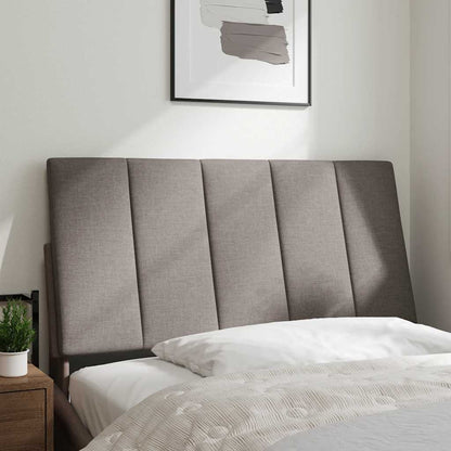 Hoofdbordkussen "Hanko" 100 cm stof taupe