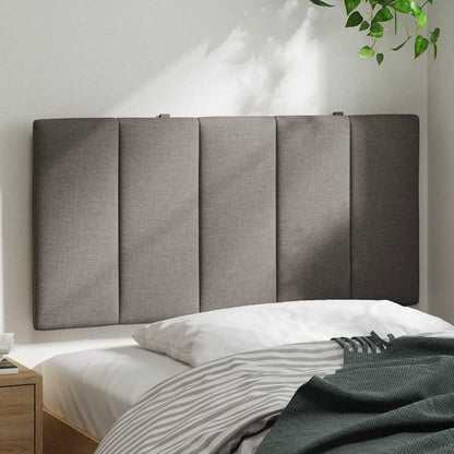 Hoofdbordkussen "Hanko" 100 cm stof taupe