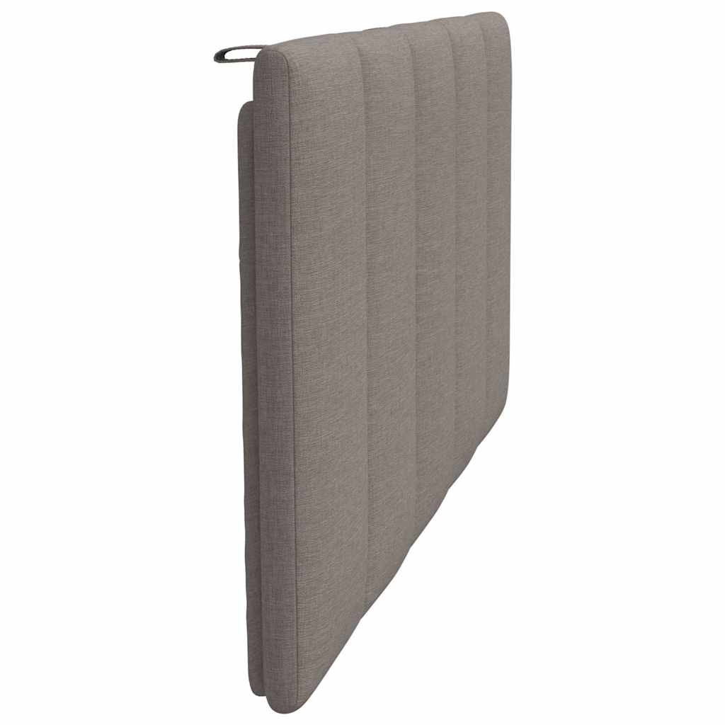 Hoofdbordkussen "Hanko" 100 cm stof taupe