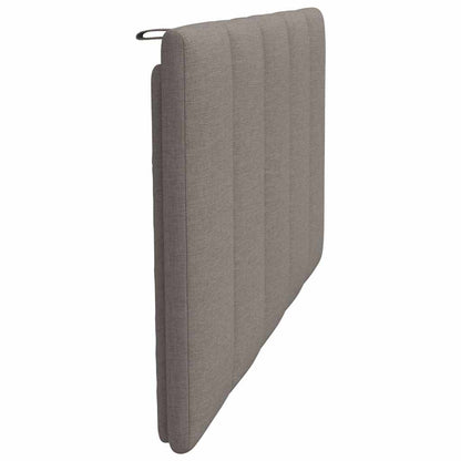 Hoofdbordkussen "Hanko" 100 cm stof taupe