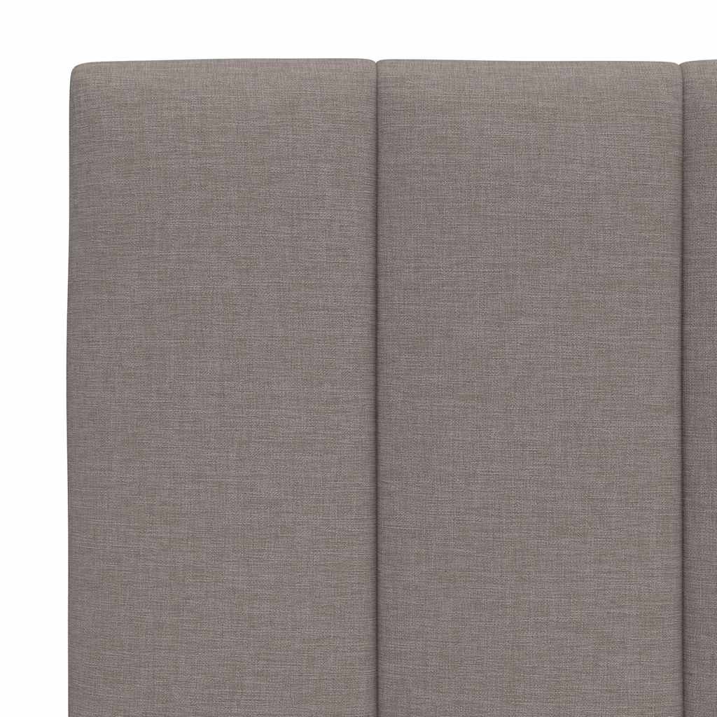 Hoofdbordkussen "Hanko" 100 cm stof taupe