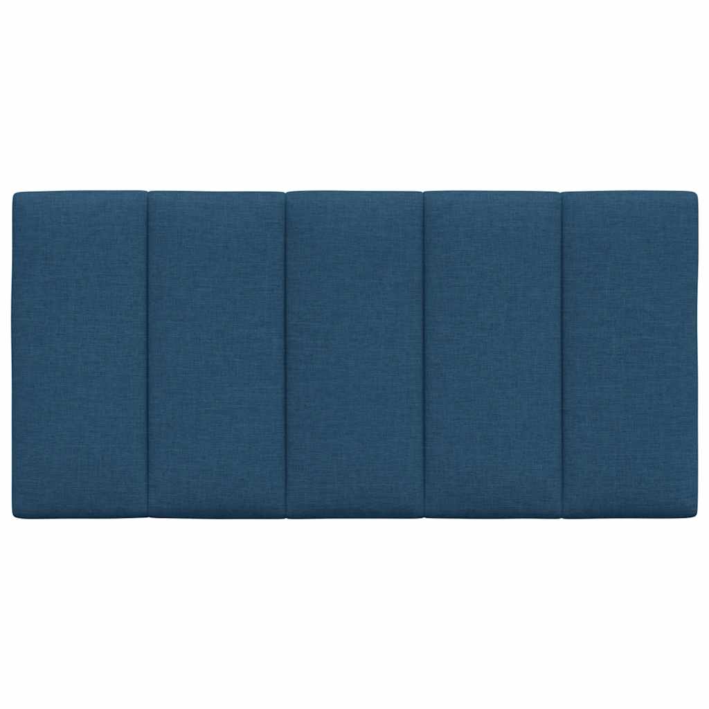 Hoofdbordkussen 100 cm stof blauw