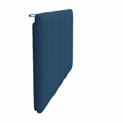 Hoofdbordkussen 100 cm stof blauw