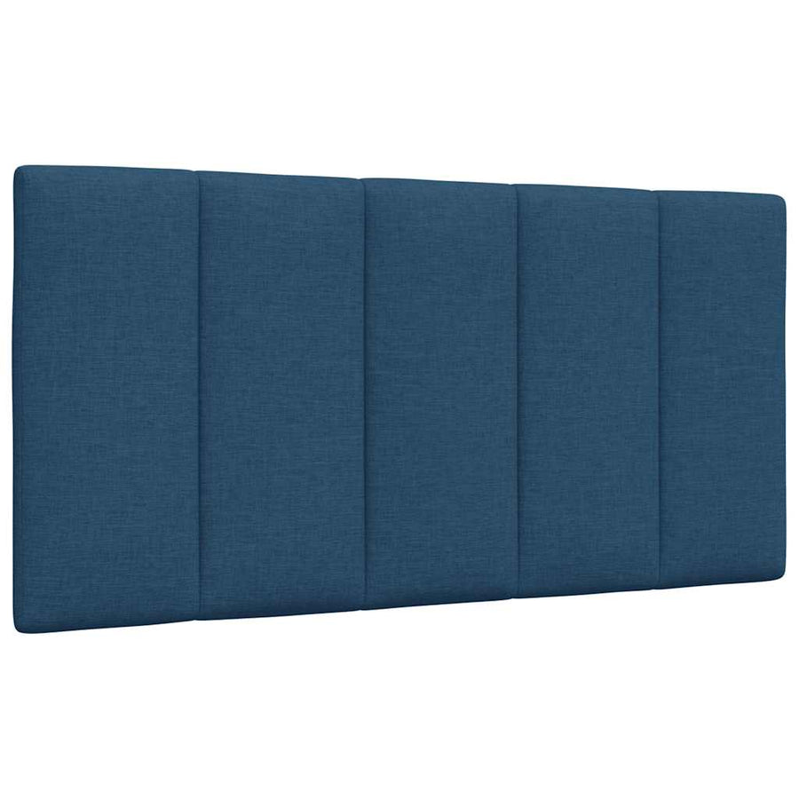 Hoofdbordkussen 100 cm stof blauw