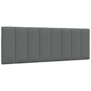Hoofdbordkussen "Hanko" 120 cm stof grijs