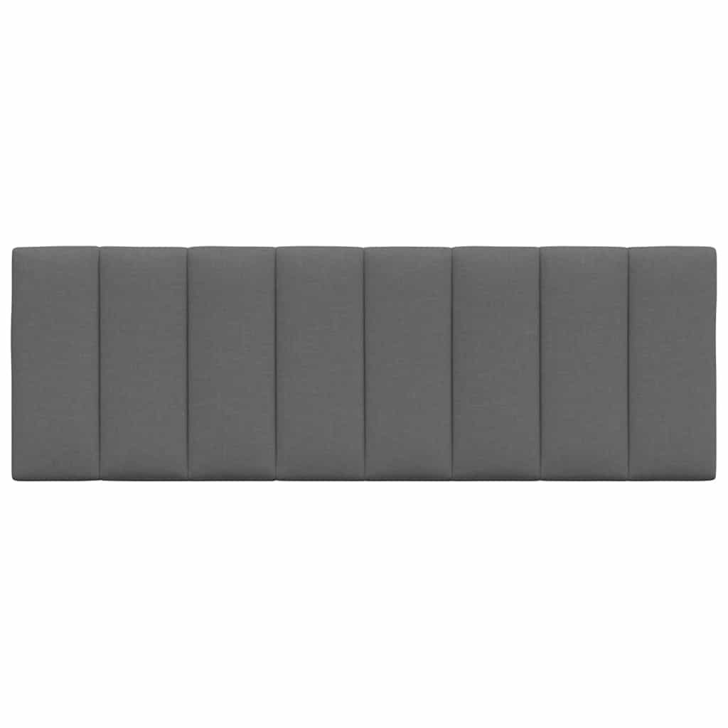 Hoofdbordkussen 120 cm stof grijs