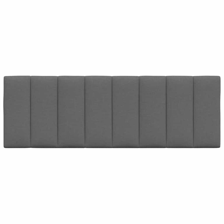 Hoofdbordkussen 120 cm stof grijs