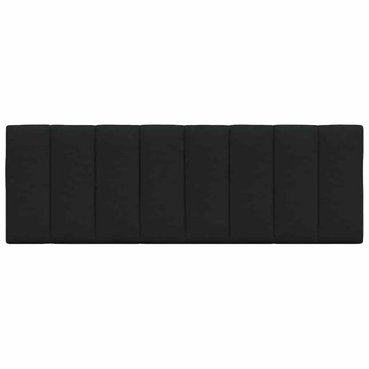 Hoofdbordkussen 120 cm stof zwart