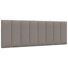 Hoofdbordkussen 120 cm stof taupe