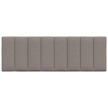 Hoofdbordkussen "Hanko" 120 cm stof taupe