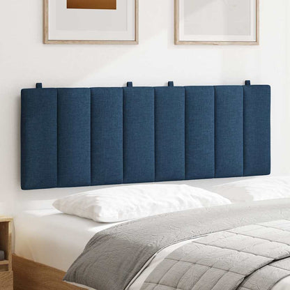 Hoofdbordkussen "Hanko" 120 cm stof blauw