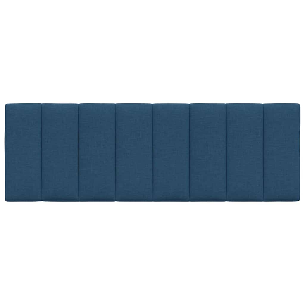 Hoofdbordkussen "Hanko" 120 cm stof blauw