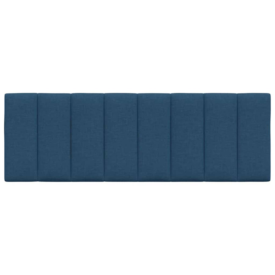 Hoofdbordkussen "Hanko" 120 cm stof blauw