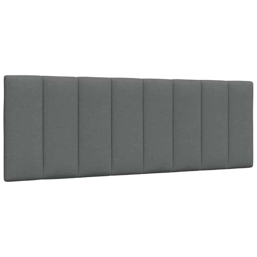 Hoofdbordkussen 140 cm stof donkergrijs