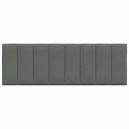 Hoofdbordkussen 140 cm stof donkergrijs