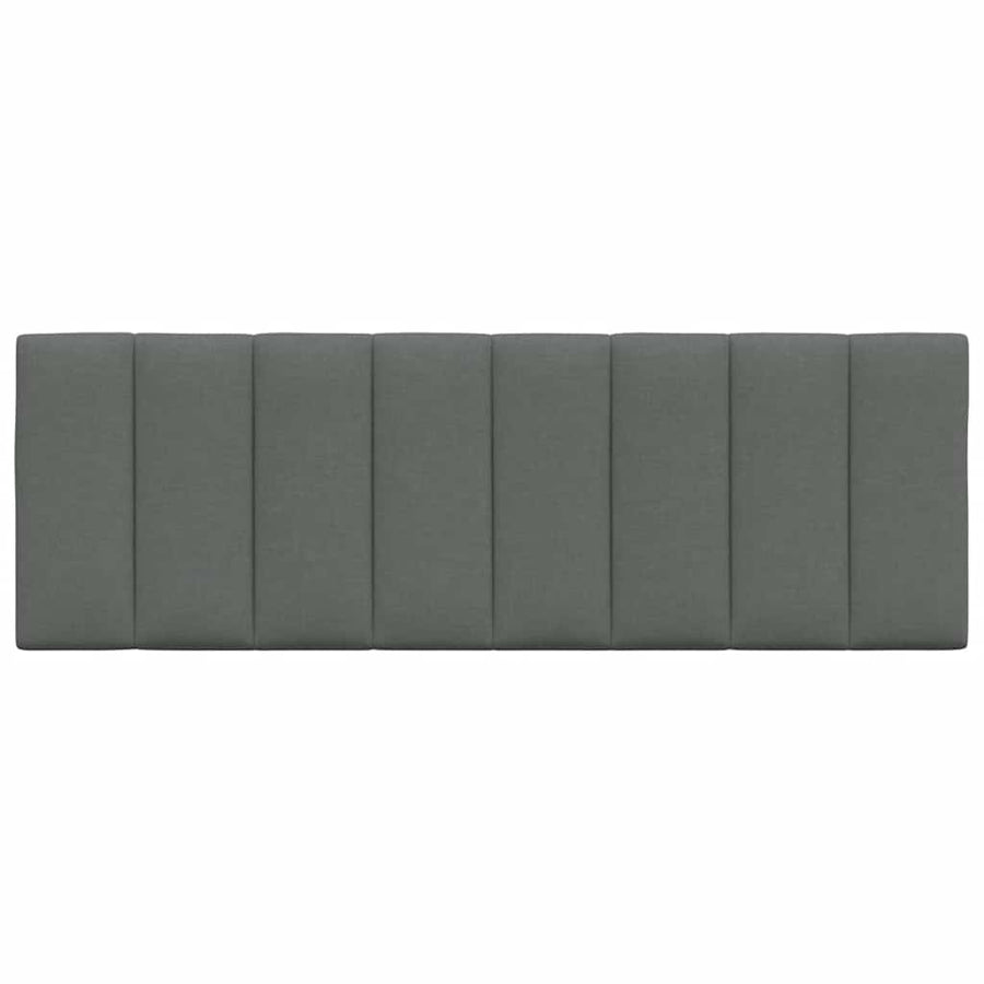 Hoofdbordkussen 140 cm stof donkergrijs