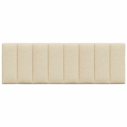 Hoofdbordkussen "Hanko" 140 cm stof crèmekleurig