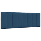Hoofdbordkussen 140 cm stof blauw