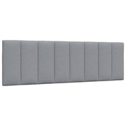 Headboard cushion "Hanko" 160 cm fabric light grey