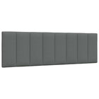 Hoofdbordkussen "Hanko" 160 cm stof donkergrijs