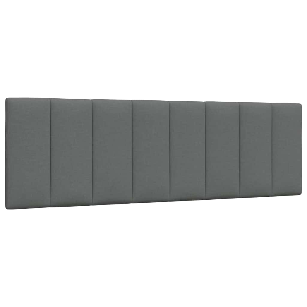 Hoofdbordkussen 160 cm stof donkergrijs