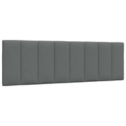 Headboard cushion "Hanko" 160 cm fabric dark grey