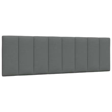 Hoofdbordkussen 160 cm stof donkergrijs