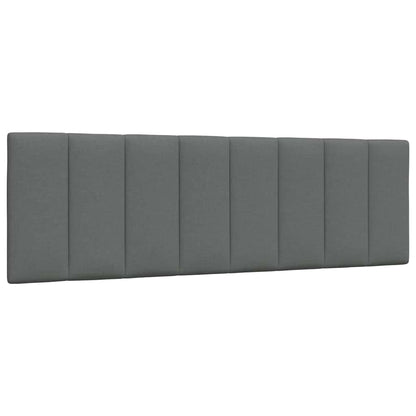 Hoofdbordkussen 160 cm stof donkergrijs