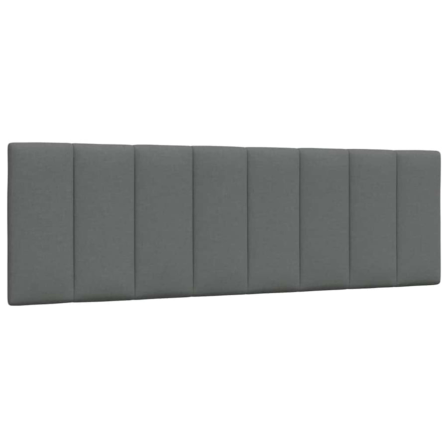 Hoofdbordkussen 160 cm stof donkergrijs