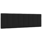 Hoofdbordkussen 160 cm zwart polyester