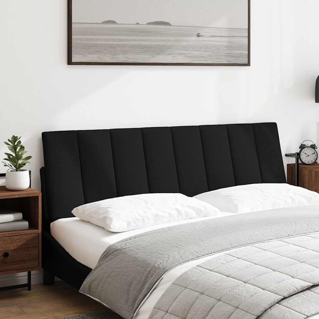 Hoofdbordkussen Stof 160 cm Zwart
