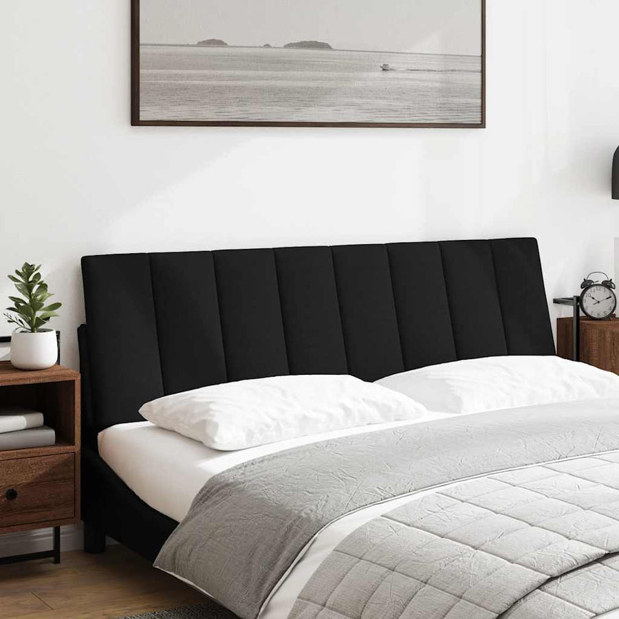Hoofdbordkussen Stof 160 cm Zwart