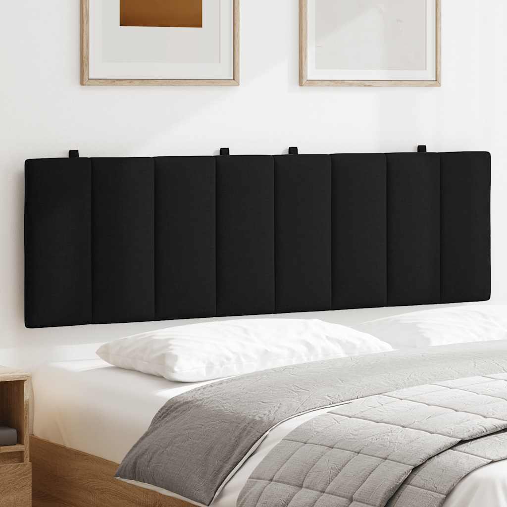 Hoofdbordkussen Stof 160 cm Zwart