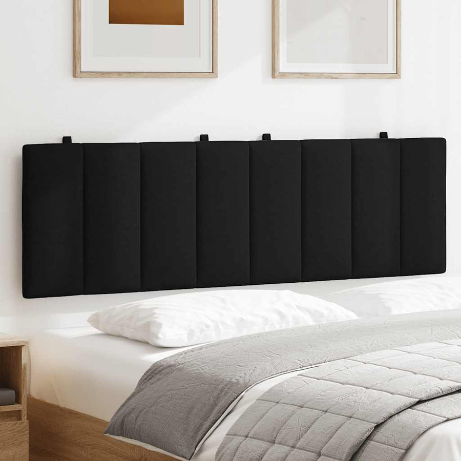 Hoofdbordkussen Stof 160 cm Zwart