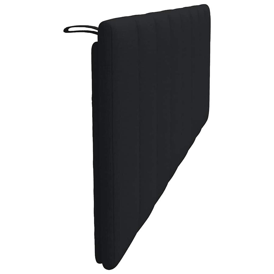 Hoofdbordkussen Stof 160 cm Zwart