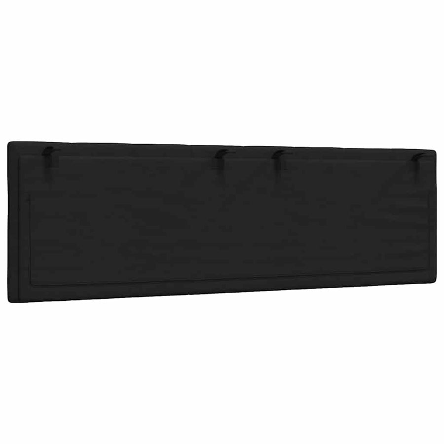 Hoofdbordkussen Stof 160 cm Zwart