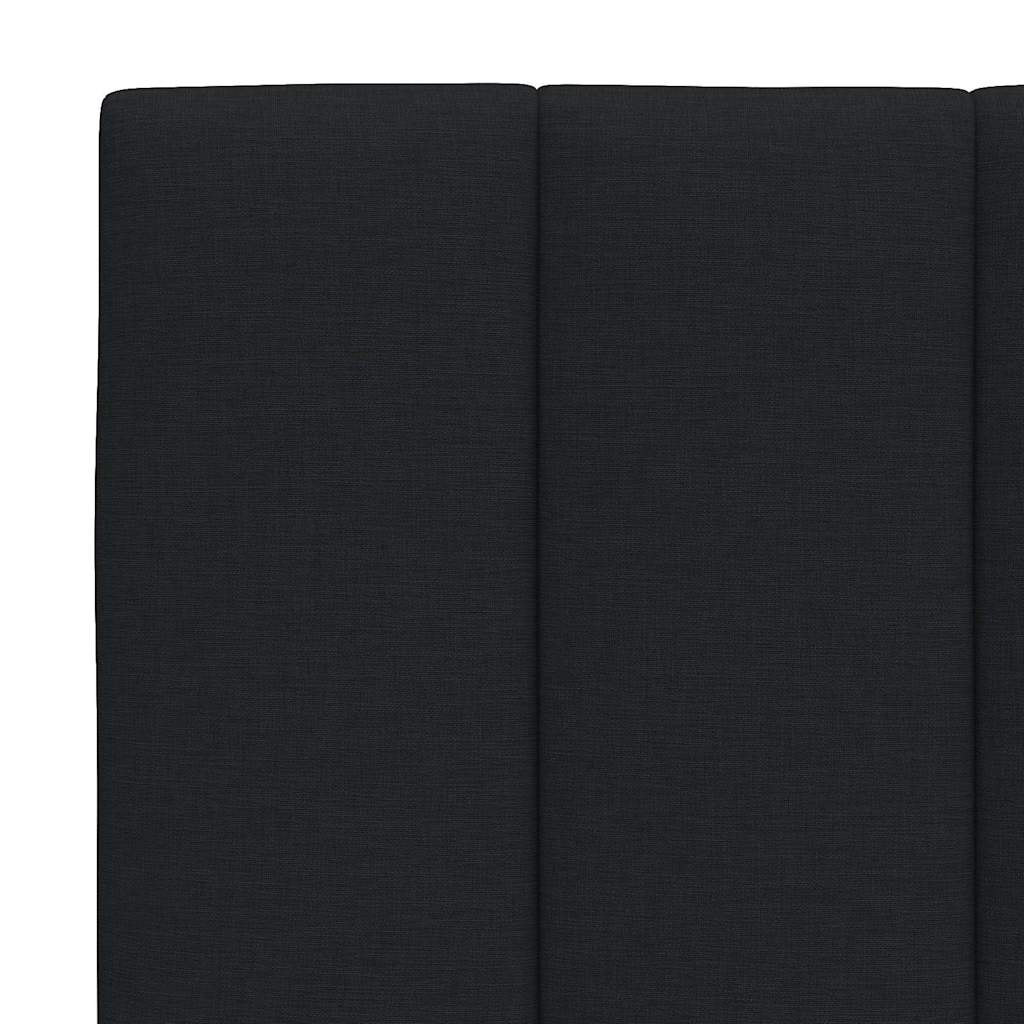 Hoofdbordkussen Stof 160 cm Zwart