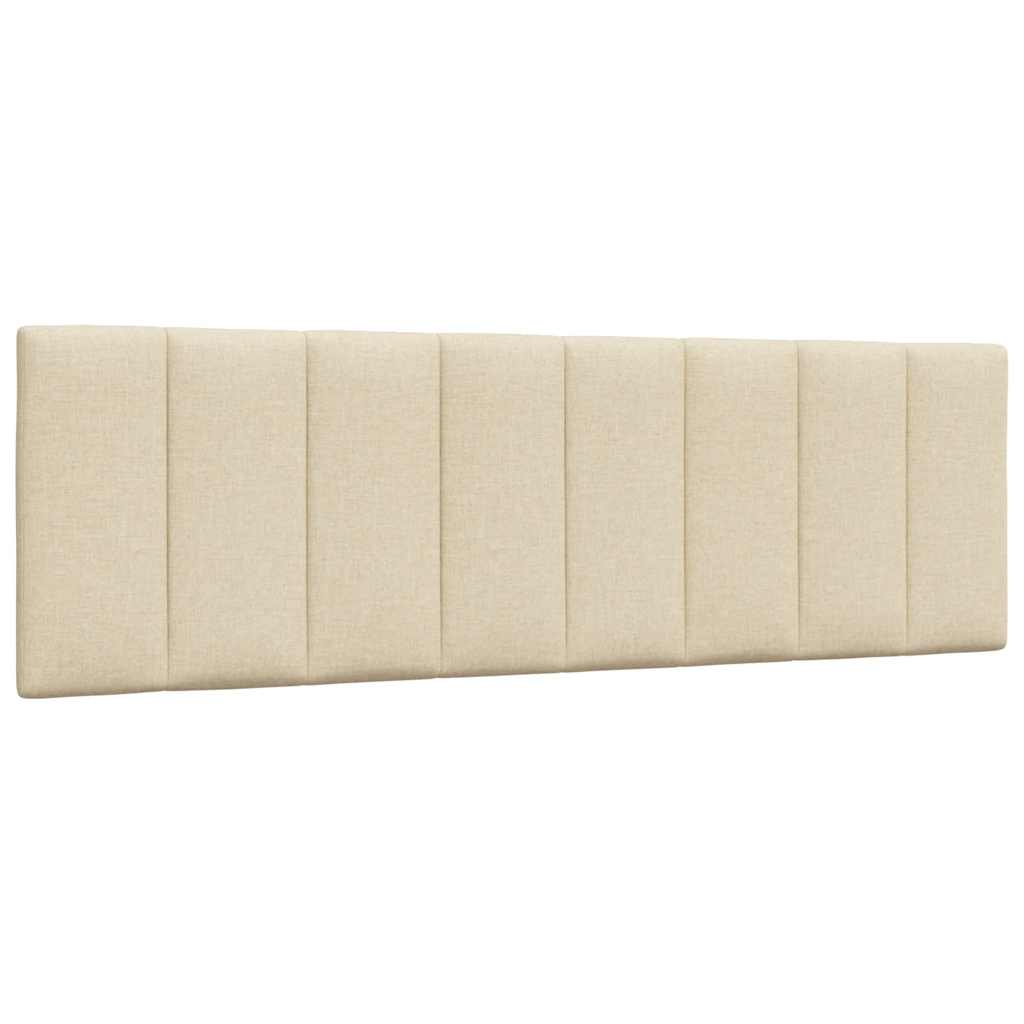 Hoofdbordkussen Stof Kleurig 160 cm Crème