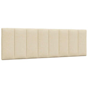 Headboard pillow "Hanko" 160 cm fabric cream-colored