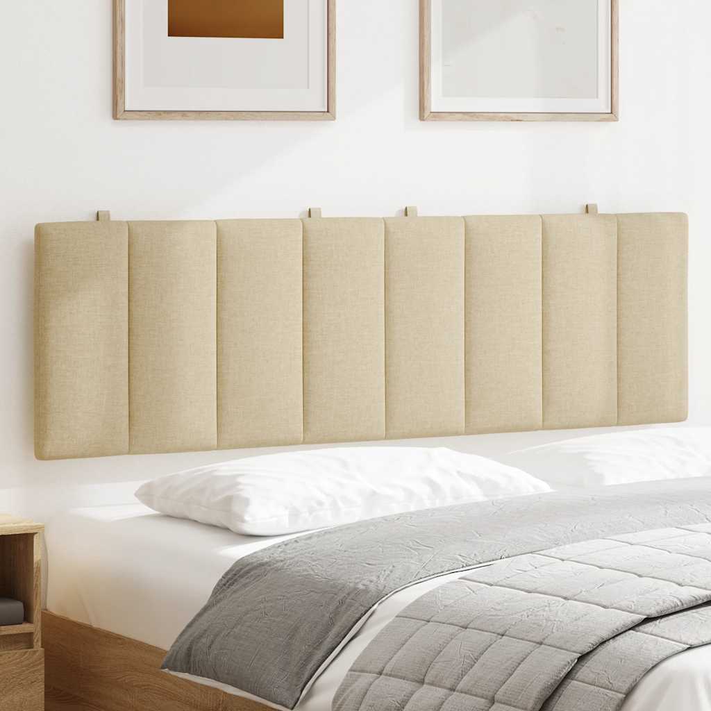 Hoofdbordkussen Stof Kleurig 160 cm Crème