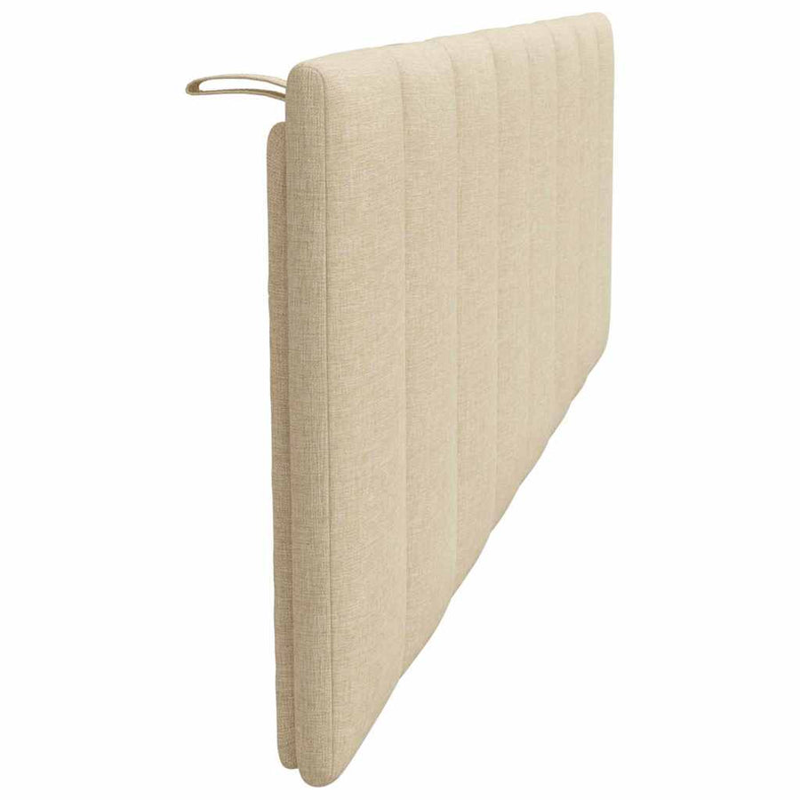 Hoofdbordkussen Stof Kleurig 160 cm Crème