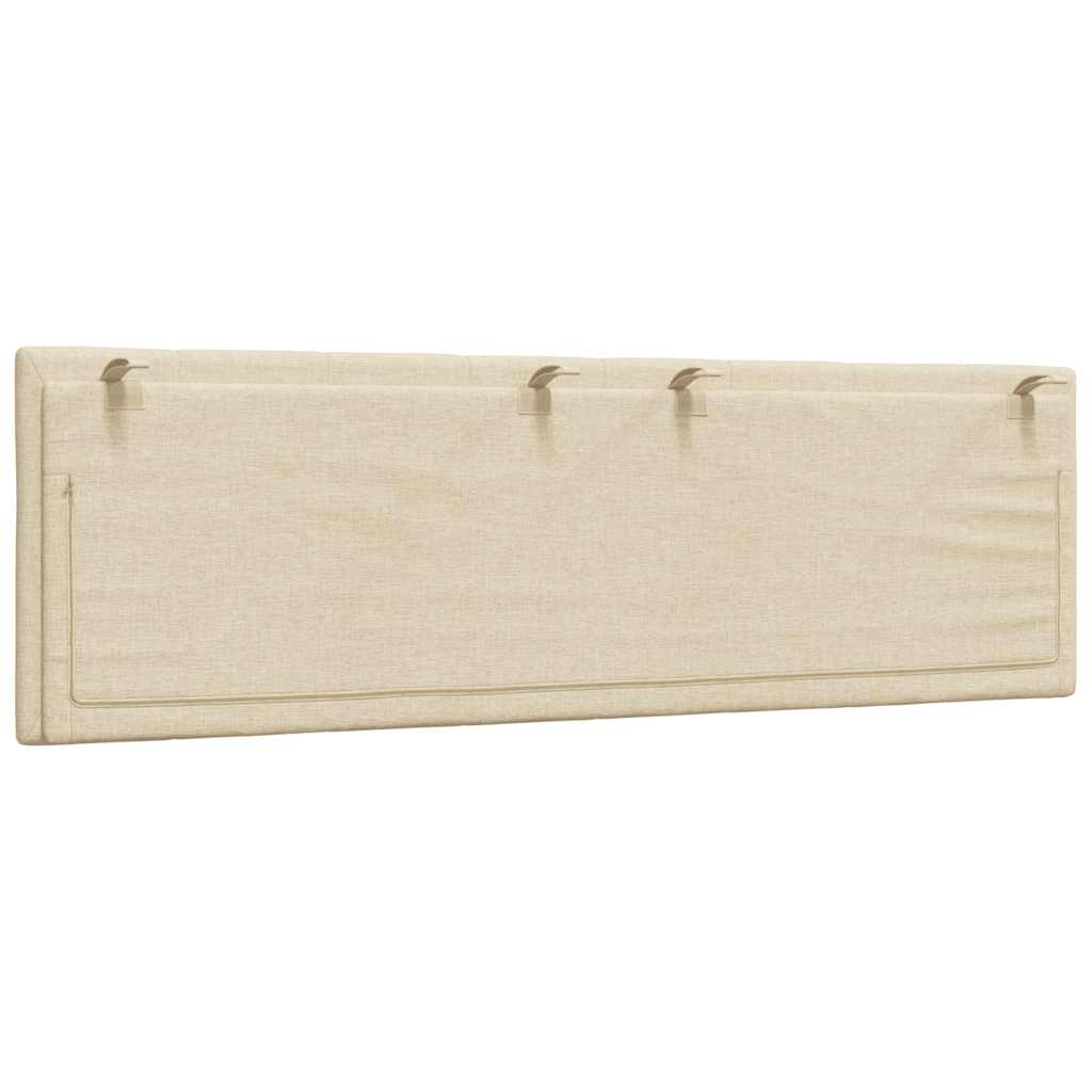 Hoofdbordkussen Stof Kleurig 160 cm Crème
