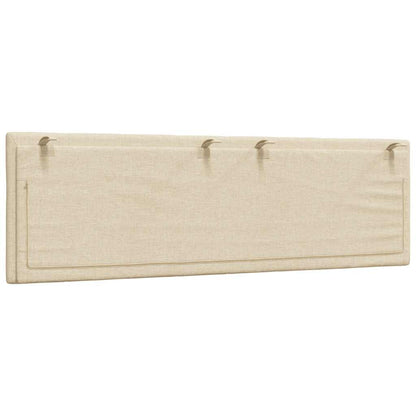 Hoofdbordkussen Stof Kleurig 160 cm Crème