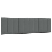 Hoofdbordkussen "Hanko" 180 cm stof donkergrijs
