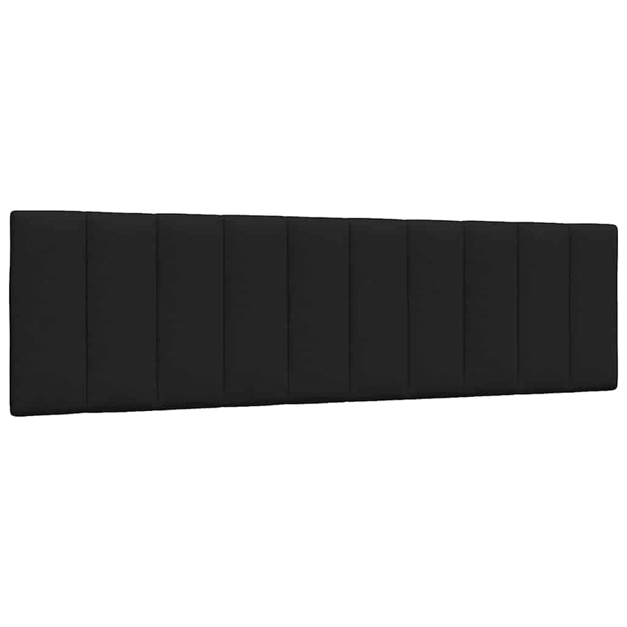 Hoofdbordkussen 180 cm stof zwart