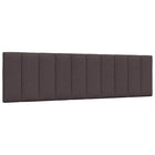 Hoofdbordkussen "Hanko" 180 cm stof donkerbruin