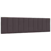 Hoofdbordkussen "Hanko" 180 cm stof donkerbruin
