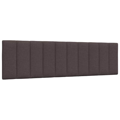 Hoofdbordkussen "Hanko" 180 cm stof donkerbruin