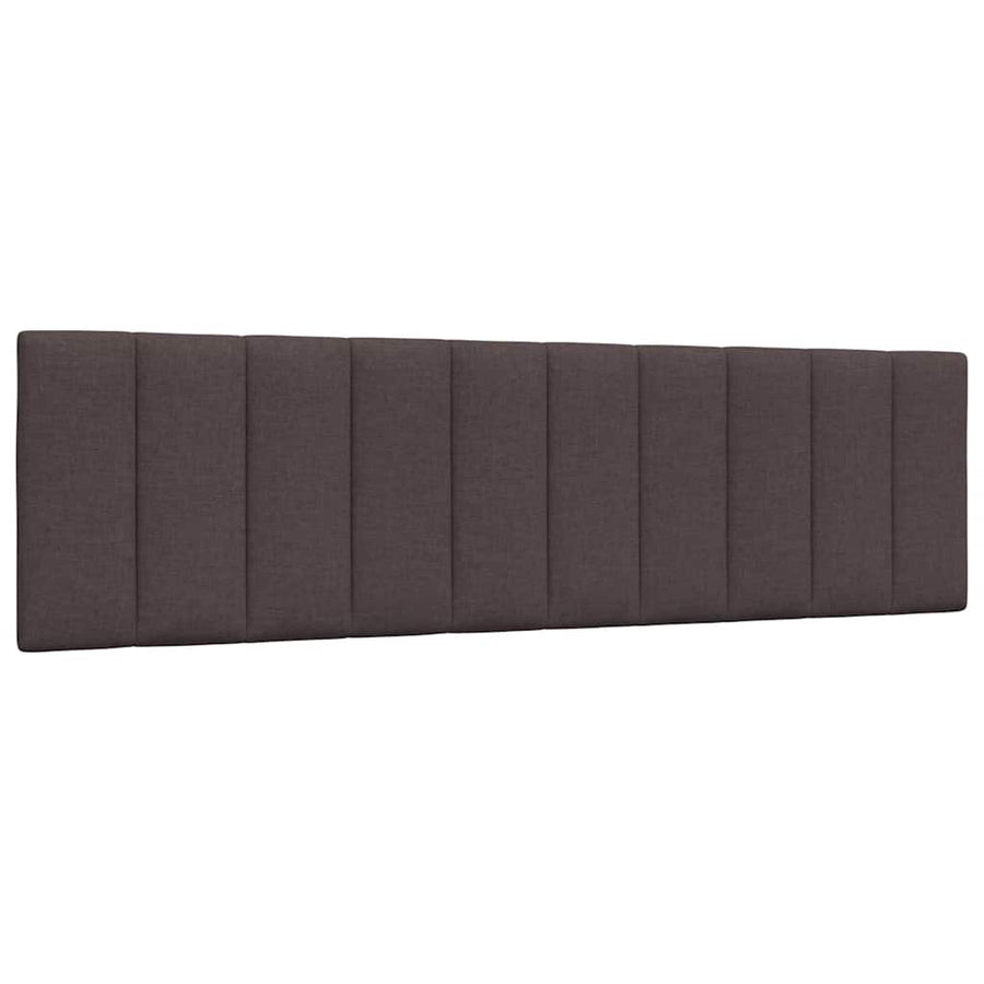 Hoofdbordkussen "Hanko" 180 cm stof donkerbruin