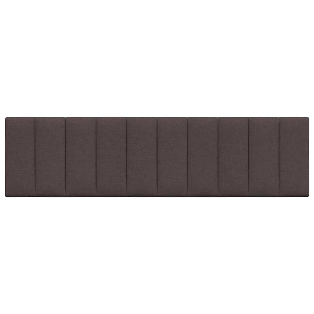 Hoofdbordkussen "Hanko" 180 cm stof donkerbruin